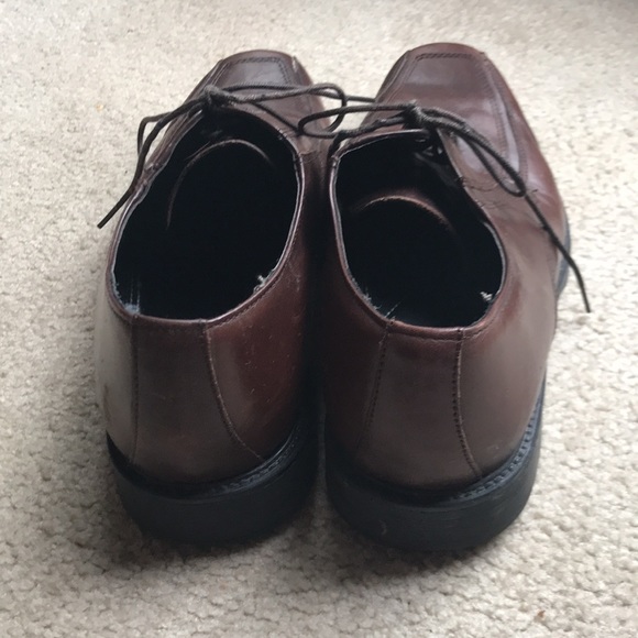 Mens Bostonian Brown Leather Shoes, 10.5 main image 6